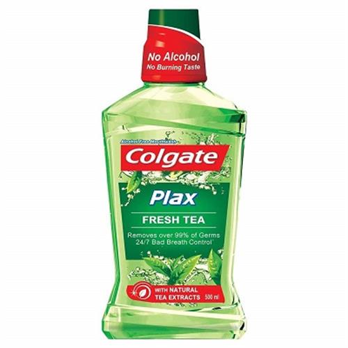 colgate plax green tea mouthwash